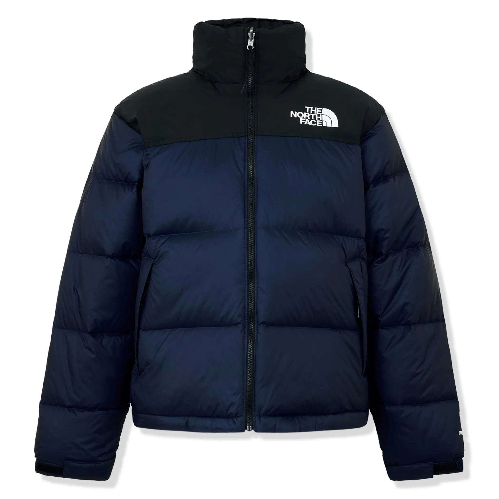 Front View of The North Face 1996 Retro TNF Navy Jacket